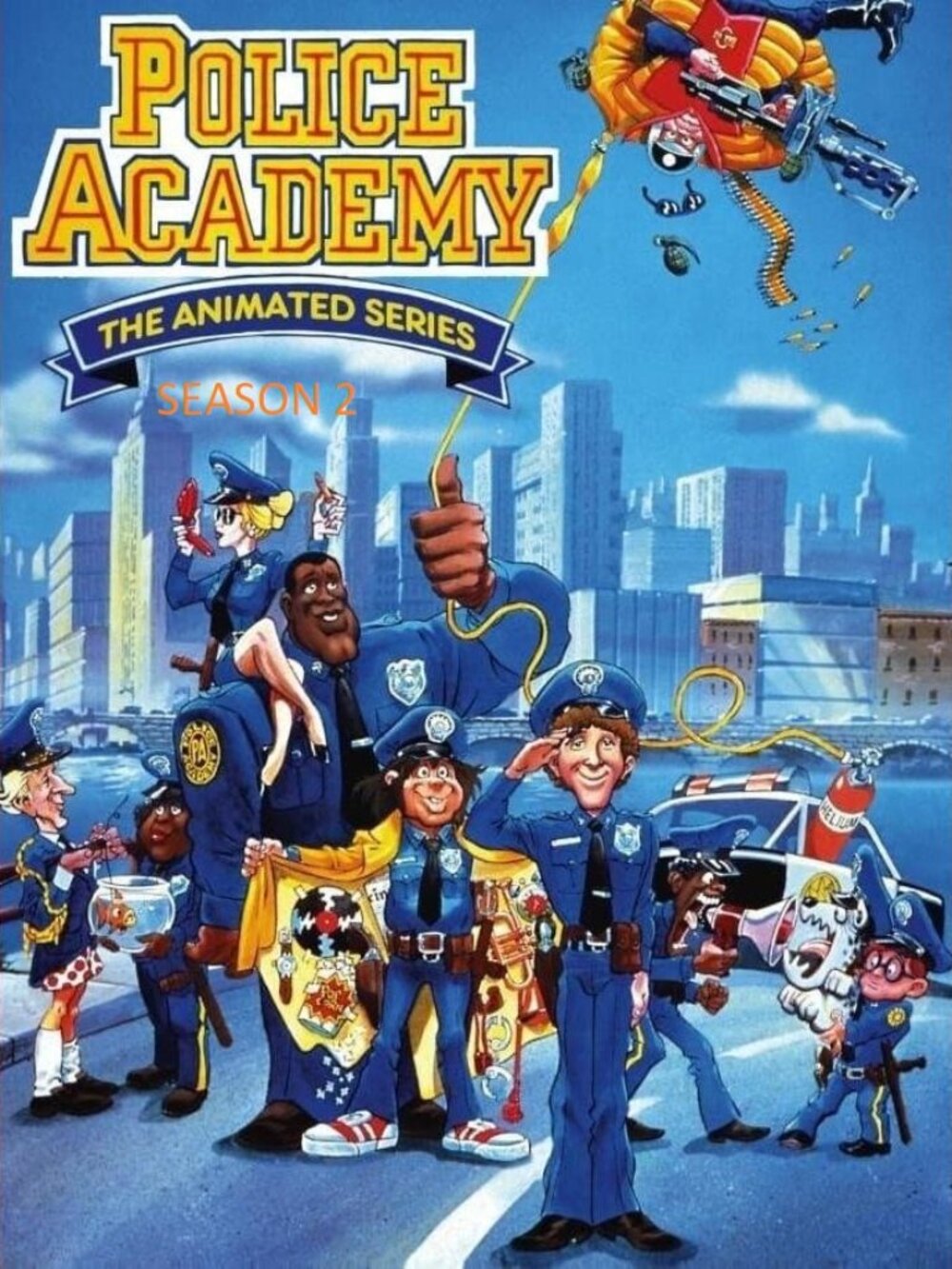 POLICE ACADEMY SEASON 2 CARTOON COMPLETE UNCUT ON BLU-RAY